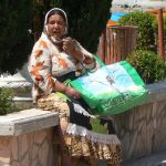 Albania, Saranda city - Roma (gypsy) woman