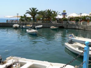 Albania, Saranda city - harbor for small boats
