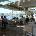 Albania, Saranda city - waterfront restaurant