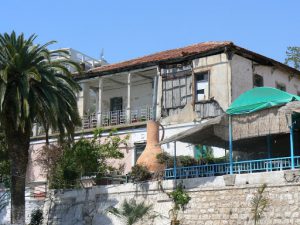 Albania, Saranda city - despite construction boom many buildings are