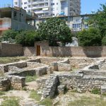 Albania, Saranda city - ancient foundations