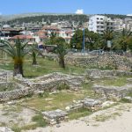 Albania, Saranda city - ancient foundations