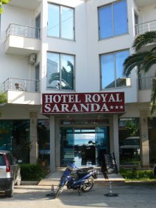 Albania, Saranda city - tourist hotel