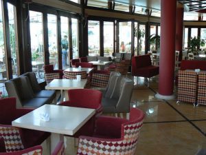 Albania, Saranda city - tourist hotel