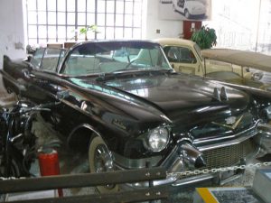 Serbia, Belgrade Auto Museum car display -  1957 Cadillac El