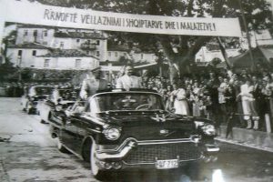 Tito touring in his Cadillac