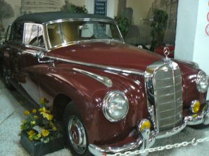 Serbia, Belgrade Auto Museum car display -  1955 Mercedes 300C