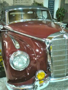 Serbia, Belgrade Auto Museum car display -  1955 Mercedes 300C