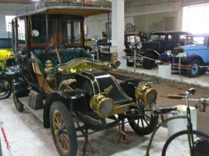 Serbia, Belgrade Auto Museum car display -  1908 Charron (France)