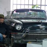 Serbia, Belgrade Auto Museum car display -  1957 Cadillac El