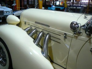 Serbia, Belgrade Auto Museum car display -  1940s Auburn
