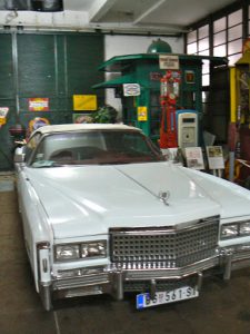 Serbia, Belgrade Auto Museum car display -  Cadillac