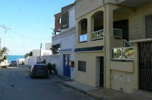 Tunisia, La Marsa - exterior of my apartment near the