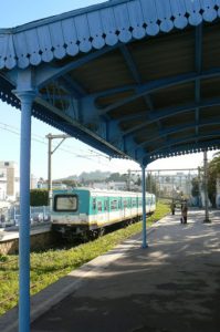 Tunisia, La Marsa - tram station