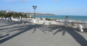 Tunisia, La Marsa sea front promenade