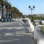Tunisia, La Marsa sea front promenade
