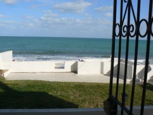 Tunisia, La Marsa - view of the sea from a