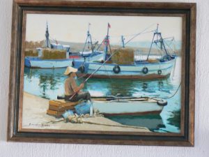 Tunisia, La Marsa - a painting in a