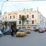 Tunisia, La Marsa - Zephyr shopping mall on one of