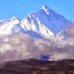 Final views of Everest.  Very well worth the long drive.