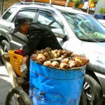 Tibet: Lhasa - potato vendor