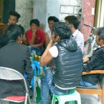 Tibet: Lhasa - local guys hanging out