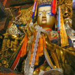 Tibet: Lhasa - Buddha statue