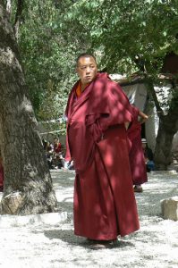 Tibet: Lhasa - senior monk