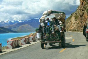 Tibet: family on the move by Namtso Lake