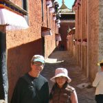 Tibet: Michael and our guide Tensin