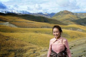Tibet: our Tibetan tour guide Tenzin Yangchen from Lhasa, seen here