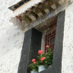 Tibet: Lhasa - Potala Palace window detail