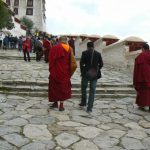 Tibet: Lhasa - Potala Palace invites many diverse visitors daily.