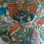 Tibet: Lhasa - Potala Palace interior painting
