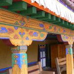 Tibet: Lhasa - Potala Palace detail painting