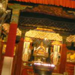 Tibet: Lhasa - Potala Palace - interior view  (blurry, sorry: