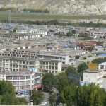 Tibet: Lhasa - Potala Palace - overlooking Lhasa