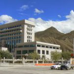 Tibet: Lhasa city - modern hospital