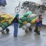 Tibet: Lhasa - Tibetan Quarter of the city;  Barkhor Square