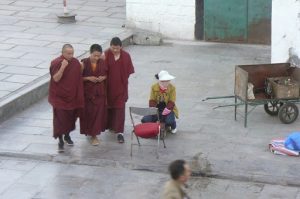 Tibet: Lhasa - Tibetan Quarter of the city; Barkhor