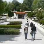 Tibet: Lhasa - Summer Palace entry. It is also called the