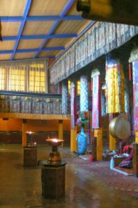 Tibet: Lhasa - Summer Palace Interior of the main palace is