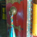 Tibet: Lhasa - Summer Palace Symbolic door knot.