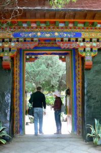 Tibet: Lhasa - Summer Palace Another elaborate doorway.