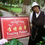 Tibet: Lhasa - Summer Palace Friendly visitor.
