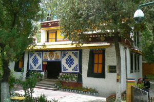 Tibet: Lhasa - Summer Palace Small garden palace.