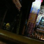 Tibet: Lhasa Surreptitious blurry photo of interior of Jokhang.