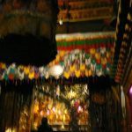 Tibet: Lhasa Surreptitious blurry photo of interior of Jokhang.