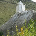 Tibet: Lhasa - Pabonka Monastery.  A small shrine on an