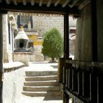 Tibet: Lhasa - Sera Monastery  Large urn for burning